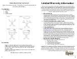 Preview for 2 page of Alpine ORS684 Assembling & Using Your Product