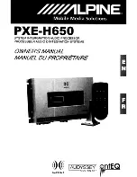 Предварительный просмотр 4 страницы Alpine PXE-H650 - System Integration Audio Processor Setup Manual