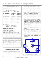 Preview for 5 page of Alpine Serrano SE42 - LP Installation And Operating Instructions Manual