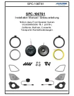 Alpine SPC-106T61 Installation Manual preview