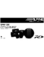 Preview for 2 page of Alpine SPR-13S Installation Manual