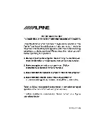 Предварительный просмотр 5 страницы Alpine SPR-69C - Hi-End - Coaxial Speaker Set Installation Manual