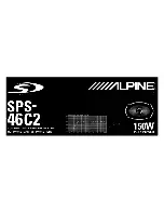 Preview for 3 page of Alpine SPS-46C2 User Manual