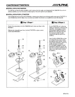 Preview for 1 page of Alpine SPS-571A - Type-S Car Speaker Installation Instructions