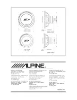 Preview for 4 page of Alpine SWE-1042 Application Manual