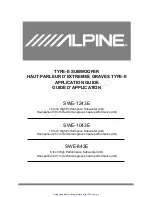 Preview for 2 page of Alpine SWE-1043E Manual