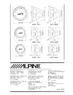 Preview for 5 page of Alpine SWR 1242D - Type-R Car Subwoofer Driver Application Manual