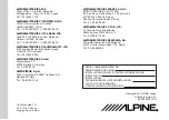 Preview for 68 page of Alpine TDM-7554R Owner'S Manual