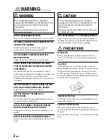 Preview for 4 page of Alpine TDM-7580E Owner'S Manual