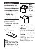 Предварительный просмотр 6 страницы Alpine TMX-310U Owner'S Manual