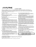 Предварительный просмотр 23 страницы Alpine TUA-T550 Owner'S Manual