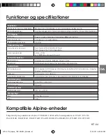 Предварительный просмотр 61 страницы Alpine TUE-DAB1U Owner'S Manual