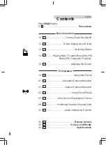 Предварительный просмотр 6 страницы Alpine TUE-T011A Owner'S Manual