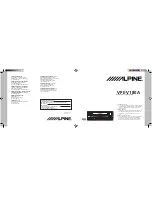 Alpine V180A - VPE - VCR Owner'S Manual preview