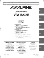 Предварительный просмотр 1 страницы Alpine VPA-B222R Owner'S Manual