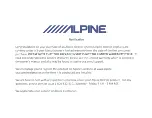 Предварительный просмотр 248 страницы Alpine X009 Quick Reference Manual