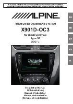 Alpine X901D-OC3 Installation Manual предпросмотр