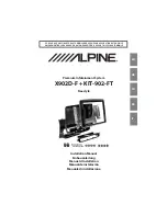 Предварительный просмотр 1 страницы Alpine X902D-F Installation Manual