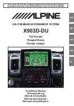 Alpine XXL Premium X903D-DU Installation Manual preview