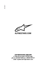 Preview for 40 page of Alpinestars CELER Important Information Manual