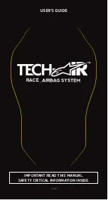 Предварительный просмотр 1 страницы Alpinestars Tech-Air User Manual