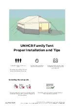 Alpinter FAMILY TENT FR Installation Manual предпросмотр