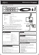 alpro AS626 Installation Instructions preview