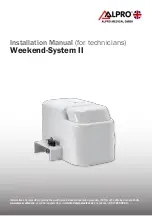 alpro Weekend-System II Installation Manual предпросмотр