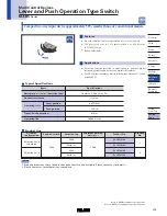 Предварительный просмотр 1 страницы Alps Electric SLLB5 Series Specification