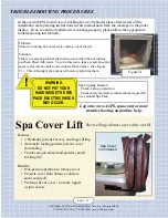 Preview for 11 page of Alps Spas Ciara XLS Owner'S Manual