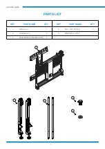 Предварительный просмотр 2 страницы AlpsAV Soft-Touch Wall Mount Installation Manual & Parts List