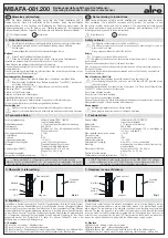 alre b@home MBAFA-081.200 Operating Instructions предпросмотр