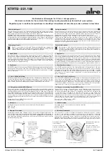 Предварительный просмотр 1 страницы alre KTRTB-251.108 Manual