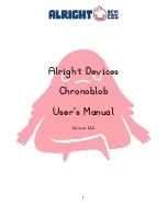 Предварительный просмотр 1 страницы ALRIGHT DEVICES Chronoblob User Manual