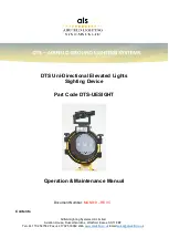 ALS DTS-UESIGHT Operation & Maintenance Manual предпросмотр