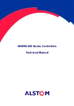 Preview for 1 page of Alstom GEM80-400 Series Technical Manual