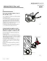 Preview for 7 page of ALT Aquabrass ThermOne 61234 Installation Manual