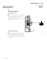 Preview for 6 page of ALT AquaBrass ThermOne 61264 Installation Manual