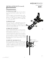 Preview for 8 page of ALT AquaBrass ThermOne 61264 Installation Manual