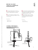 Предварительный просмотр 4 страницы ALT CANTINA 40777 Installation & Care Manual