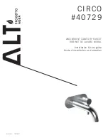 Preview for 1 page of ALT CIRCO 40729 Installation & Care Manual