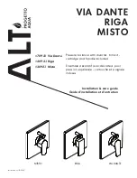 ALT Misto 30921 Installation & Care Manual предпросмотр