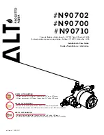 ALT N90700 Installation & Care Manual preview