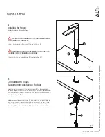 Preview for 5 page of ALT VIA DANTE 70720 Installation & Care Manual