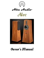 Alta Audio Alec Owner'S Manual preview