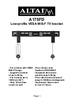 ALTAI A175FD Manual preview