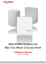 Preview for 1 page of ALTAI AX500 Series Installation Manual