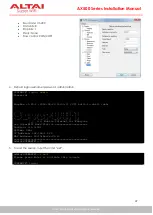 Preview for 53 page of ALTAI AX500 Series Installation Manual