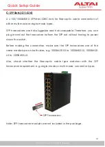 Preview for 10 page of ALTAI MIS200P Quick Setup Manual