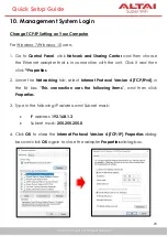 Preview for 20 page of ALTAI MIS200P Quick Setup Manual